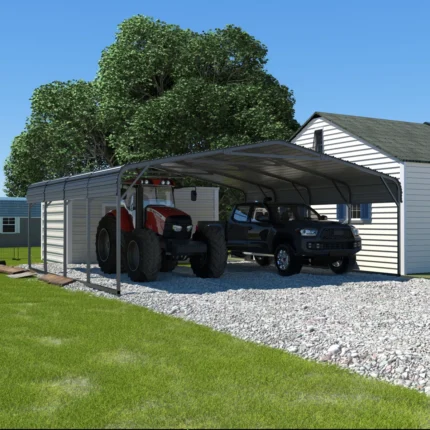 Steel Carport, Galvanized Multiple Sizes